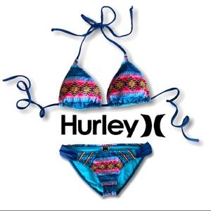 👙Hurley Bikini Tribal Print